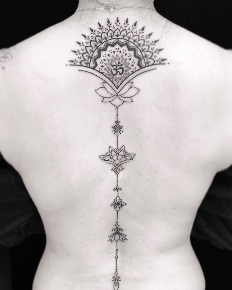 50+ of the Coolest Spine Tattoo Ideas Ever