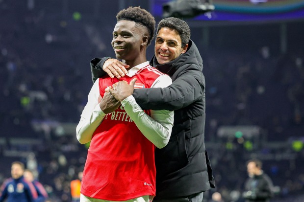 Arsenal stars finally talking up title chances as Bukayo Saka says ‘nothing can stop us’ after going eight points clear