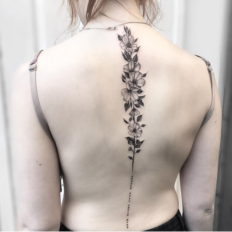 50+ of the Coolest Spine Tattoo Ideas Ever