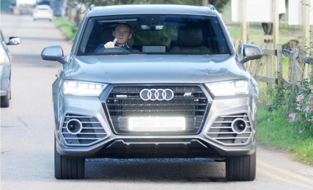 Legendary Wayne Rooney of MU with his love, his million dollar red car collection. – Fav Sporting