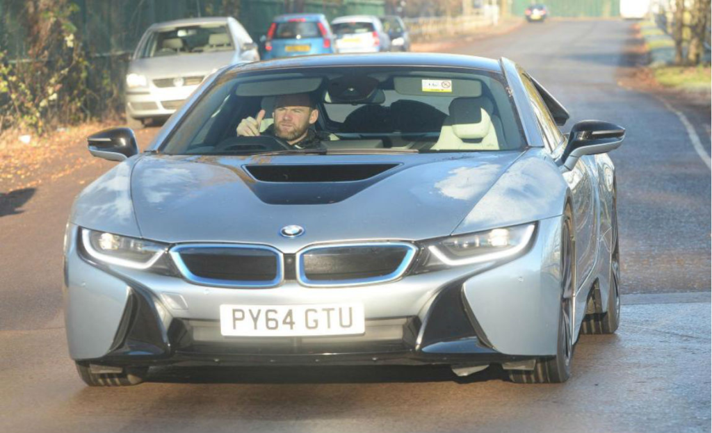 Legendary Wayne Rooney of MU with his love, his million dollar red car collection. – Fav Sporting