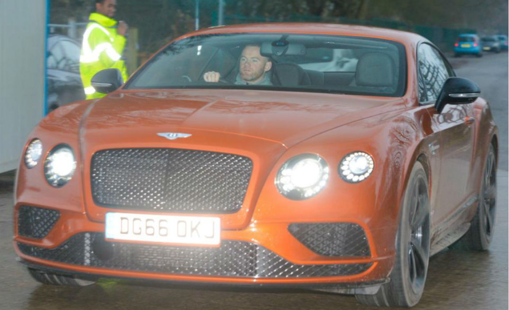 Legendary Wayne Rooney of MU with his love, his million dollar red car collection. – Fav Sporting