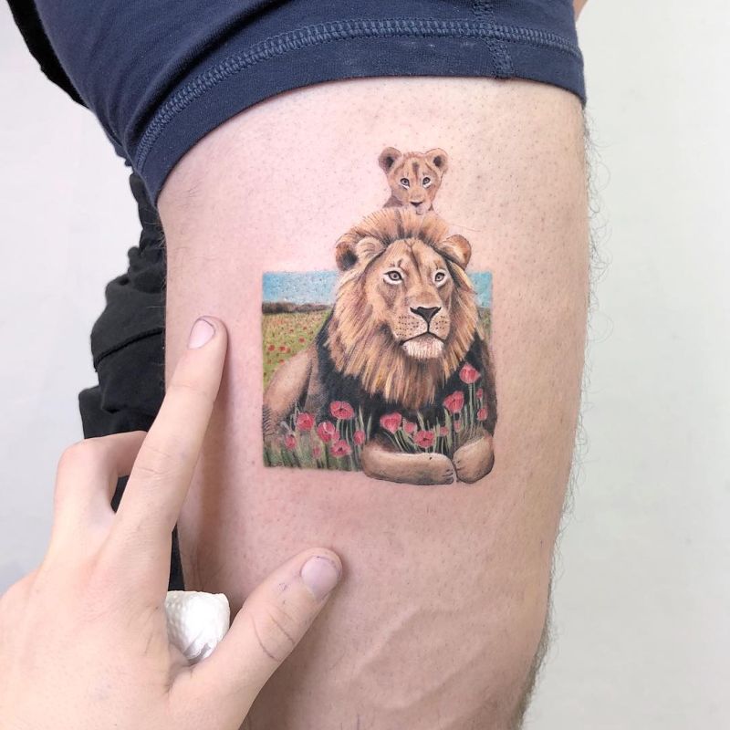 Get ready to roar with these amazing lion tattoos.