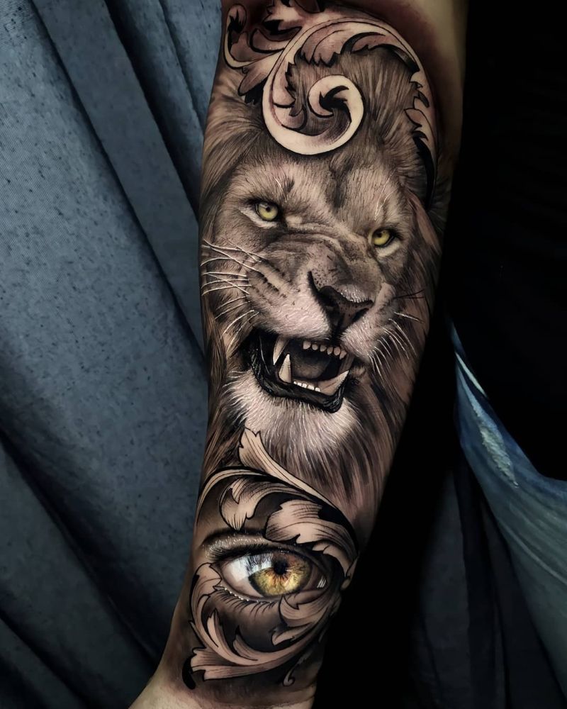50+ eye-catching lion tattoos that'll make you want to get inked