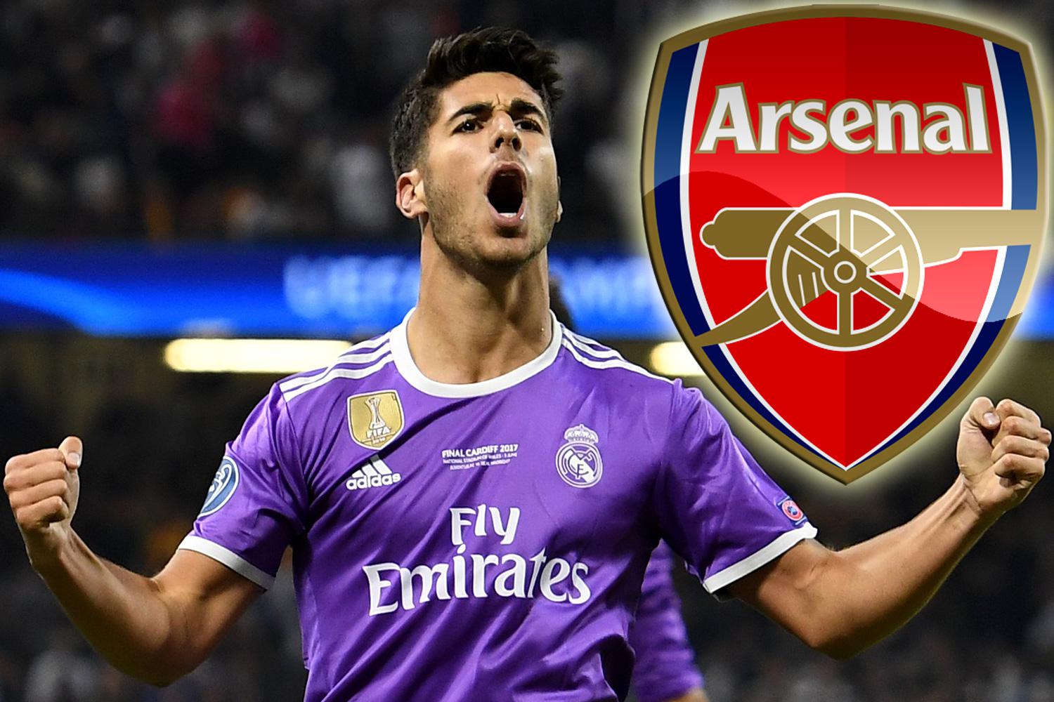 Arsenal target Marco Asensio will cost Gunners staggering £309M after Real  Madrid star signs stunning new contract | The Sun