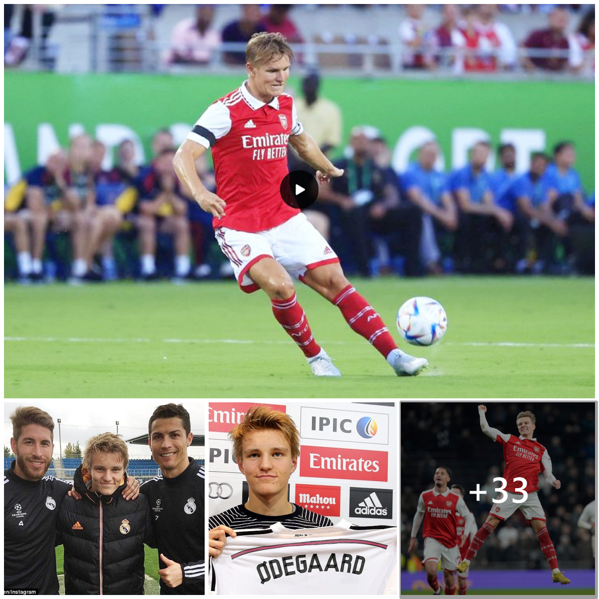 Martin Odegaard, A 16-year-old Boy From Norway, Progressed From Playing ...