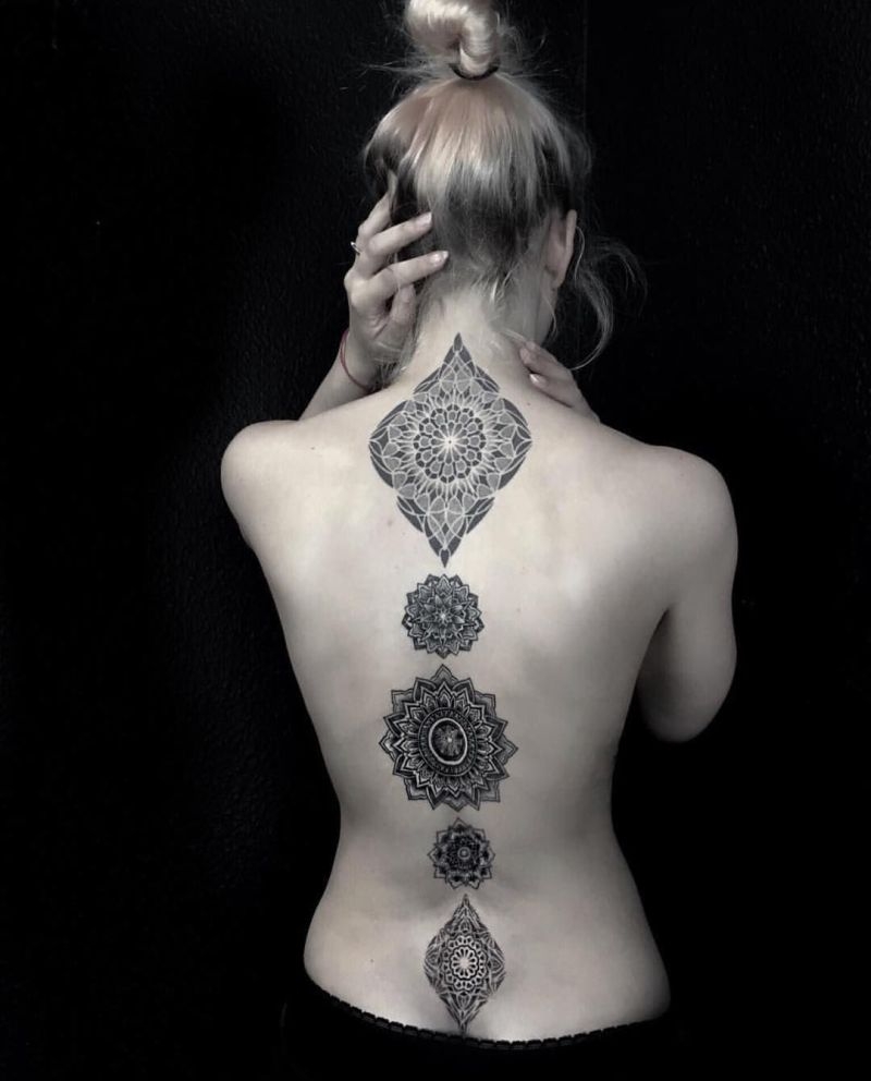 50+ of the Coolest Spine Tattoo Ideas Ever