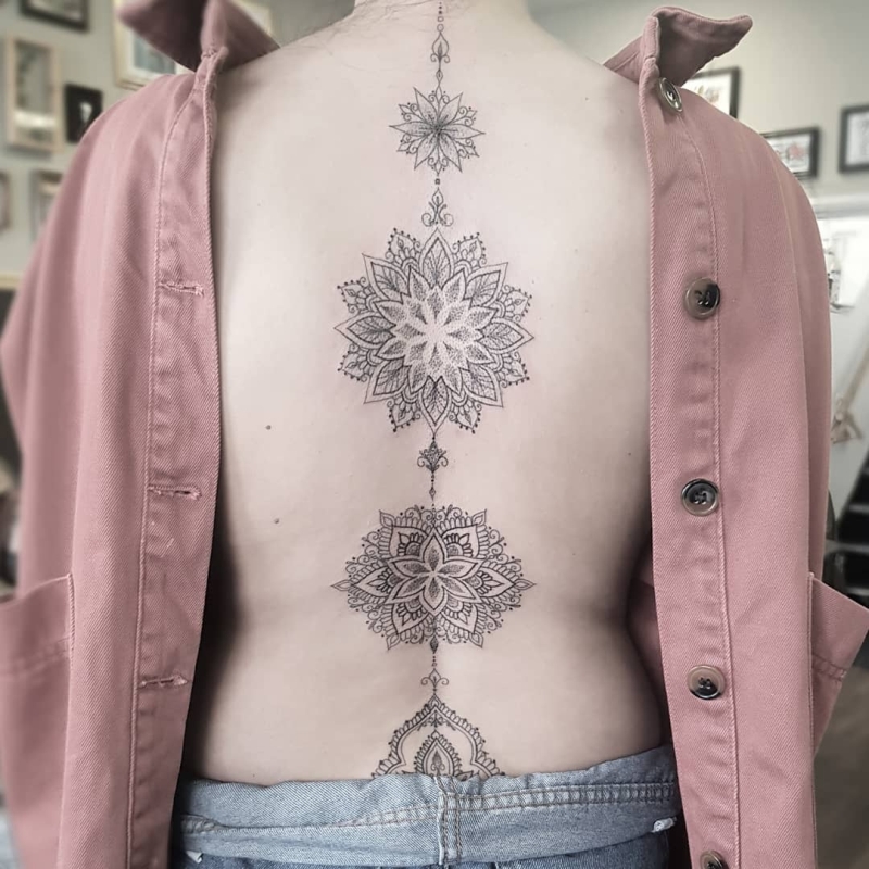 50+ of the Coolest Spine Tattoo Ideas Ever