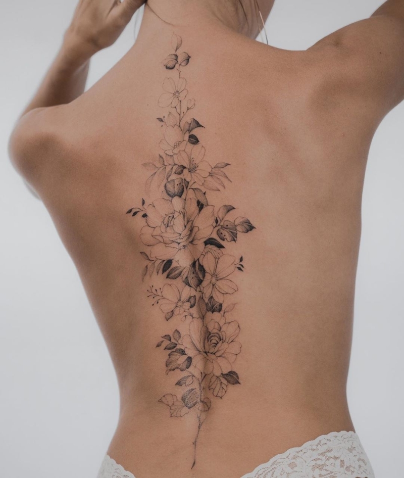 50+ of the Coolest Spine Tattoo Ideas Ever