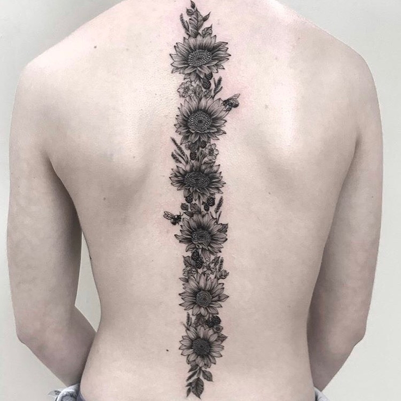 50+ of the Coolest Spine Tattoo Ideas Ever