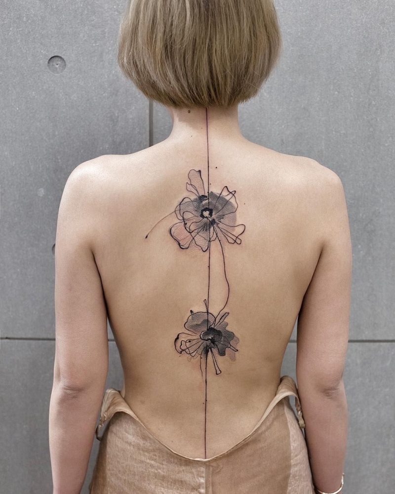 50+ of the Coolest Spine Tattoo Ideas Ever