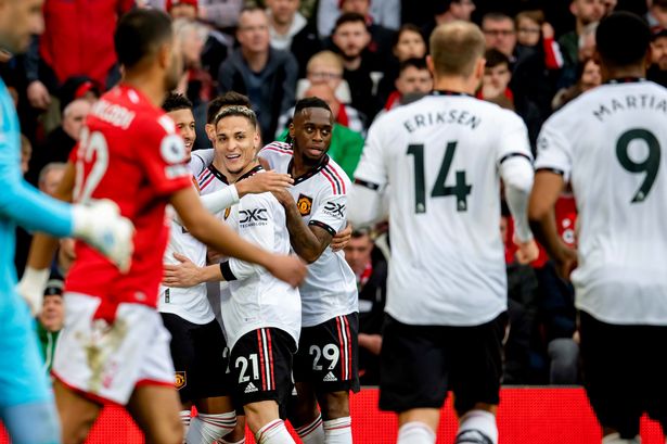 Manchester United fans spot Antony’s sudden change in facial expression when seeing Harry Maguire in goal celebrations