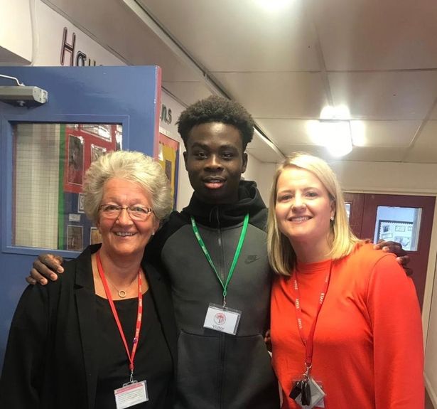 England star Bukayo Saka destined for greatness when school retired his shirt as a boy