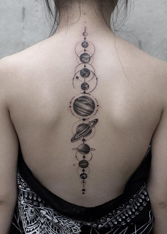 58 Cosmic Tattoo Ideas For Astronomy Lovers - mysteriousevent.com