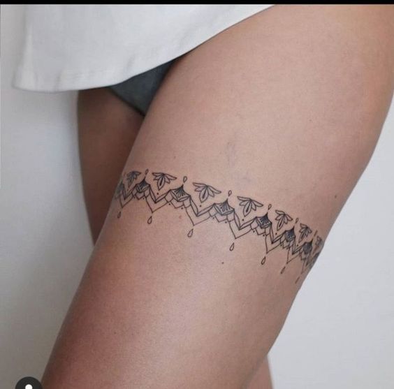 60+ Stunning Lace Tattoo Ideas for a Feminine and Fashionable Look - mysteriousevent.com