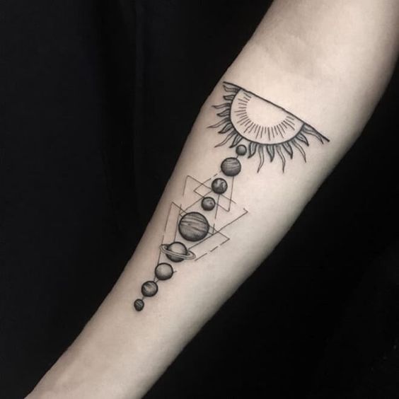 58 Cosmic Tattoo Ideas For Astronomy Lovers - mysteriousevent.com