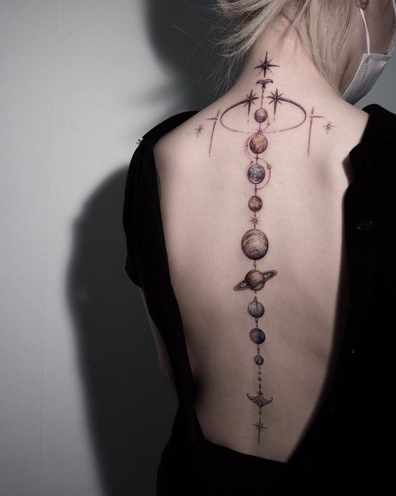 58 Cosmic Tattoo Ideas For Astronomy Lovers - mysteriousevent.com