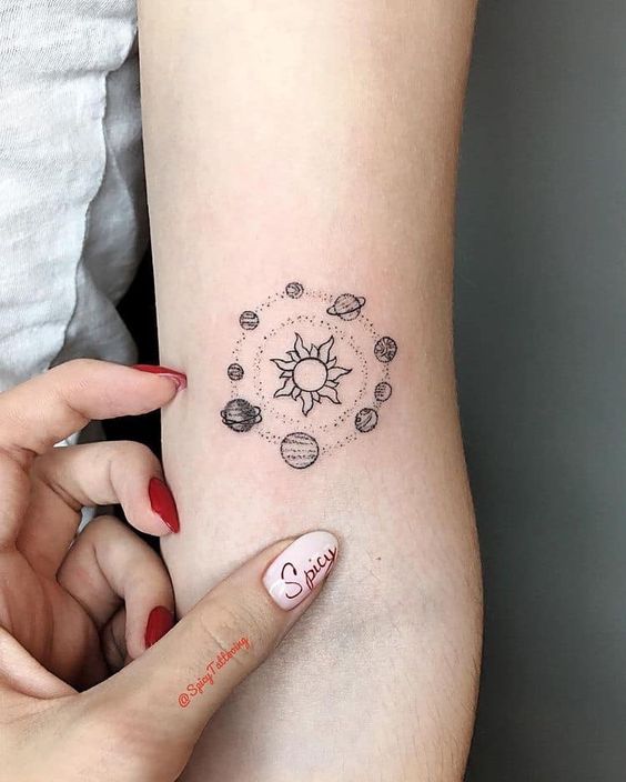 58 Cosmic Tattoo Ideas For Astronomy Lovers - mysteriousevent.com