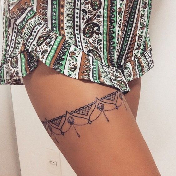 60+ Stunning Lace Tattoo Ideas for a Feminine and Fashionable Look - mysteriousevent.com