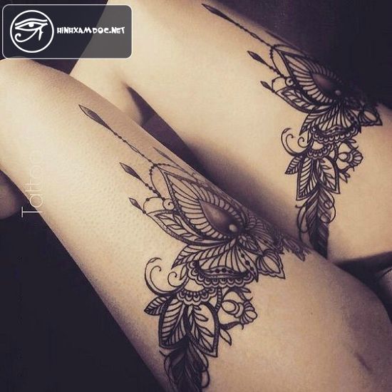 60+ Stunning Lace Tattoo Ideas for a Feminine and Fashionable Look - mysteriousevent.com