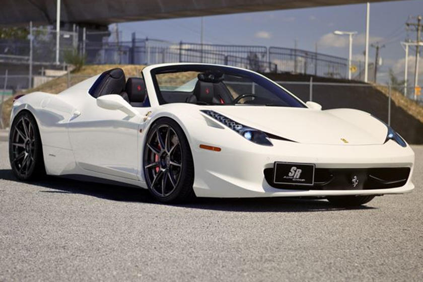 Ferrari 458 Spider is a White-on-Black Beauty | CarBuzz