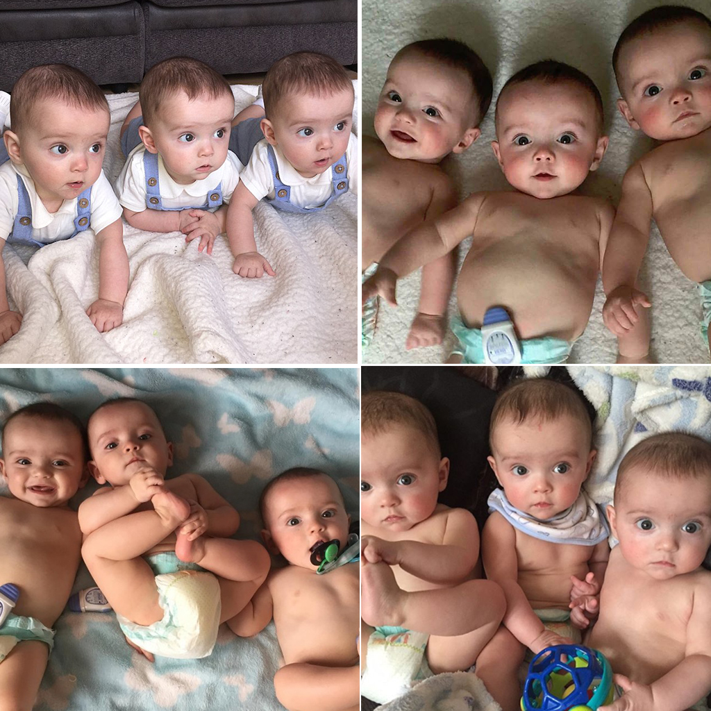 In every way, genetically identical! Miraculous Boy Triplets Defy 200 Million-to-One Odds to Be Born Identical