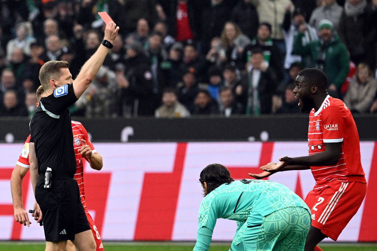 The red card on Bayern Munich's Dayot Upamecano was iffy at best and the  team's response wasn't great, but it's just one loss - Bavarian Football  Works