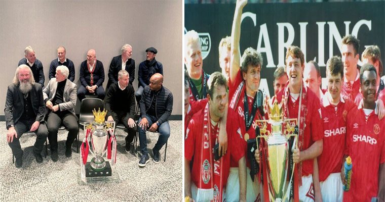 Man Utd’s 1992-93 Premier League winning squad unrecognisable as they’re reunited for incredible photo 30 years on