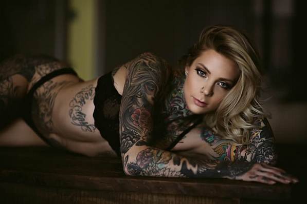 Step into the World of Madison Skye: The Enthralling Tattooed Model Who's Shaking Up the Fashion and Modeling Industry with Her Unmatched Style and Charisma.