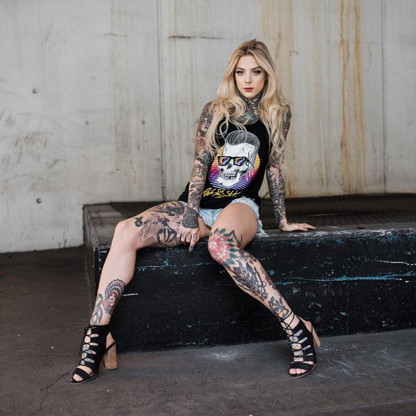 Discover the One-of-a-Kind Madison Skye: The Tattooed Model Who’s