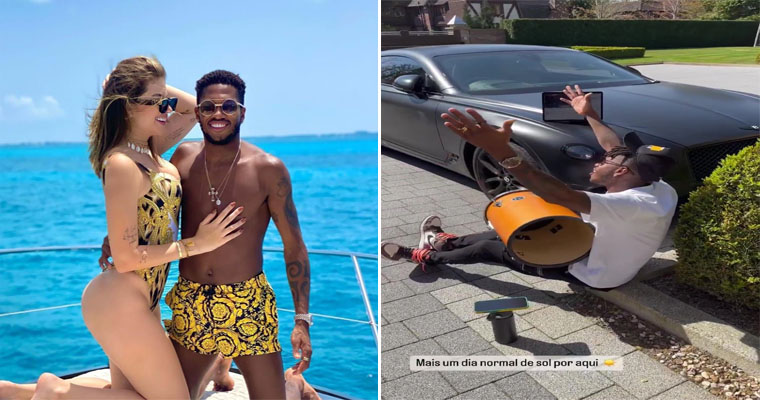 Man Utd star Fred’s wife reveals his secret hobby as she shares video of bizarre way he enjoyed the sunshine