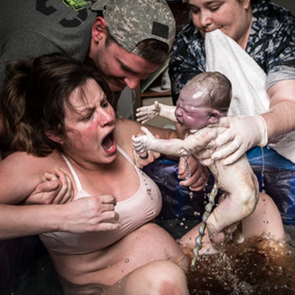 See These Unfiltered, Emotional Photographs of Mothers Welcoming Their Babies