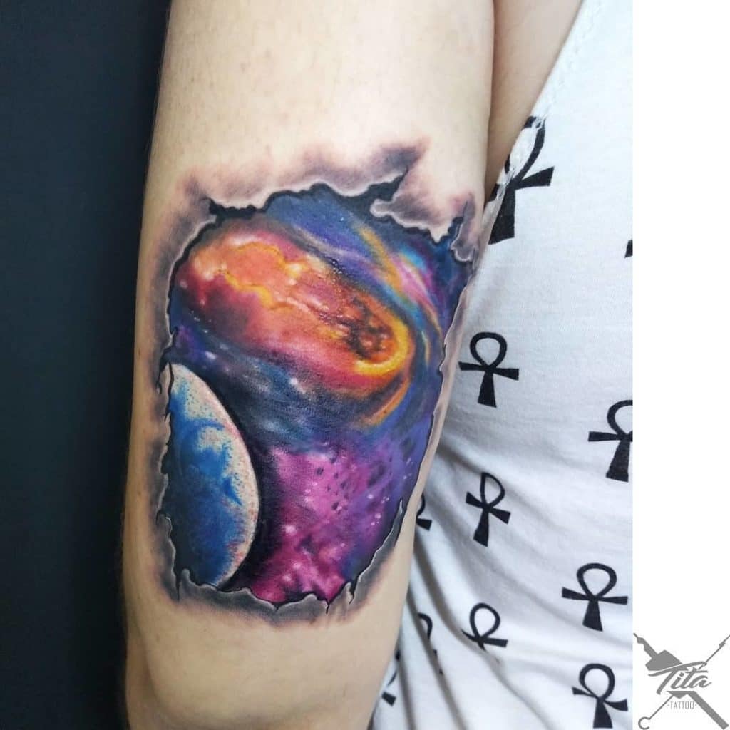 100+ Astounding tattoo designs inspired by the cosmos - mysteriousevent.com