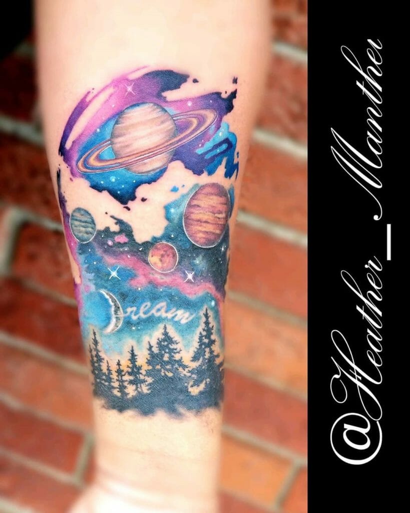 100+ Astounding tattoo designs inspired by the cosmos - mysteriousevent.com