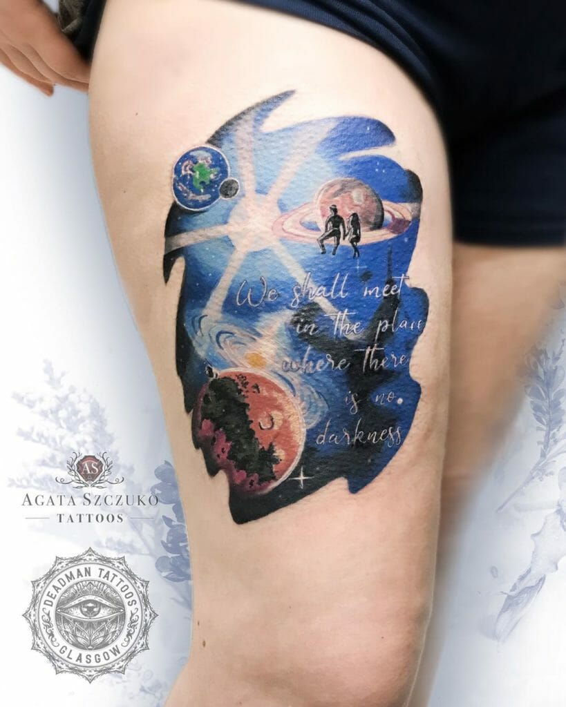 100+ Astounding tattoo designs inspired by the cosmos - mysteriousevent.com