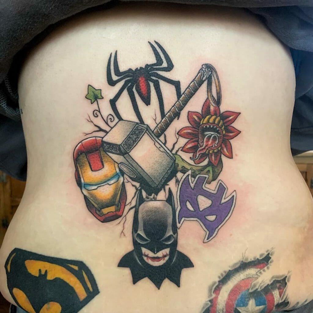 Top 100+ Marvel Tattoo Ideas [2023 Inspiration Guide] – exploretheworls.com