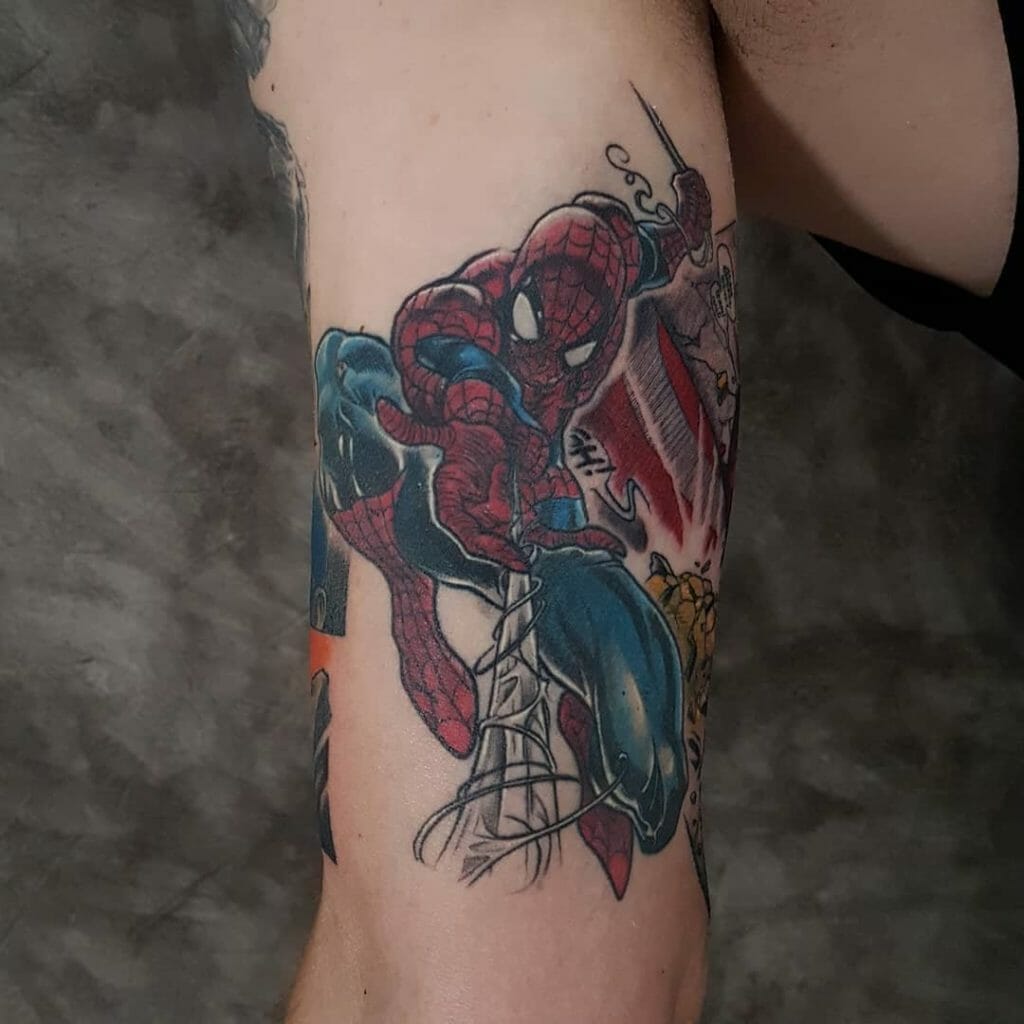 Top 100+ Marvel Tattoo Ideas [2023 Inspiration Guide] – exploretheworls.com