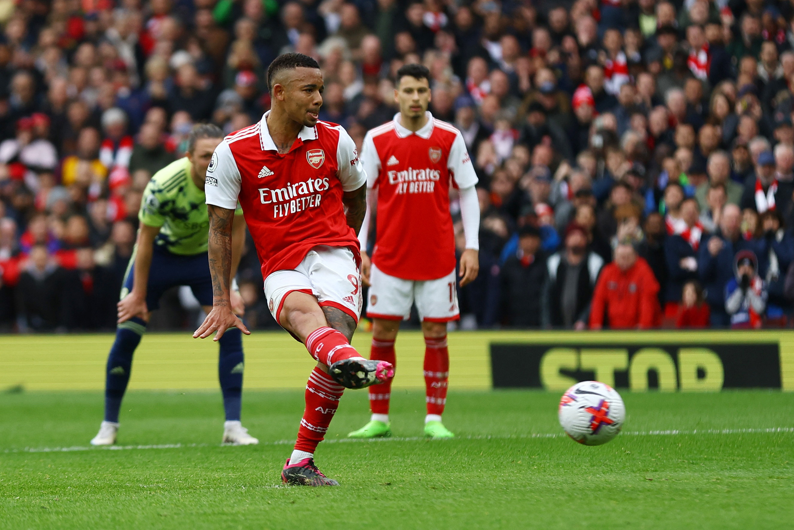 Gabriel Jesus bags first Gunners goals since October as Arteta’s side restore gap to Man City