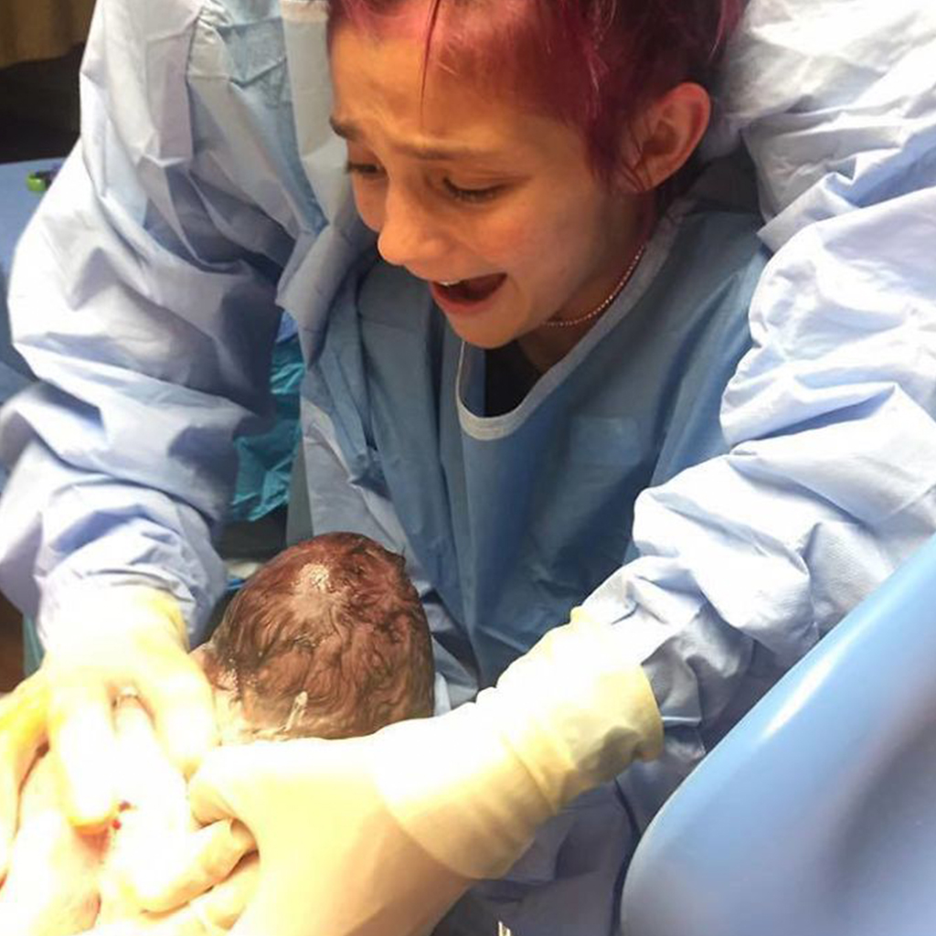 A 12-Year-Old Delivers Her Baby Brother, and Her Raw Emotions Become Viral Online