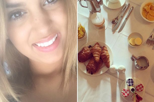  Martial's wife happily posted a picture of breakfast in Manchester. 