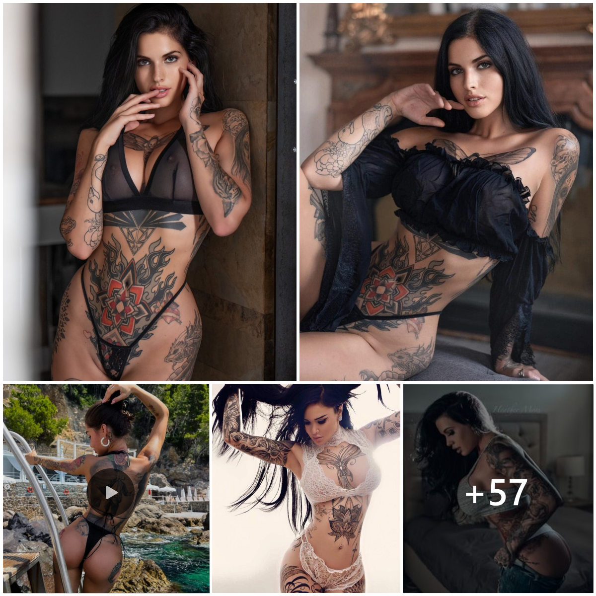 From Modeling Beginner To Star The Incredible Tattoo Experience Of Elizabeth Definy