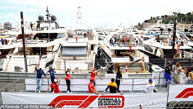 Erling Haaland looks stylish as he takes a private jet to Monaco in a £1,200 Dolce & Gabbana tracksuit and watches the Grand Prix from the yacht