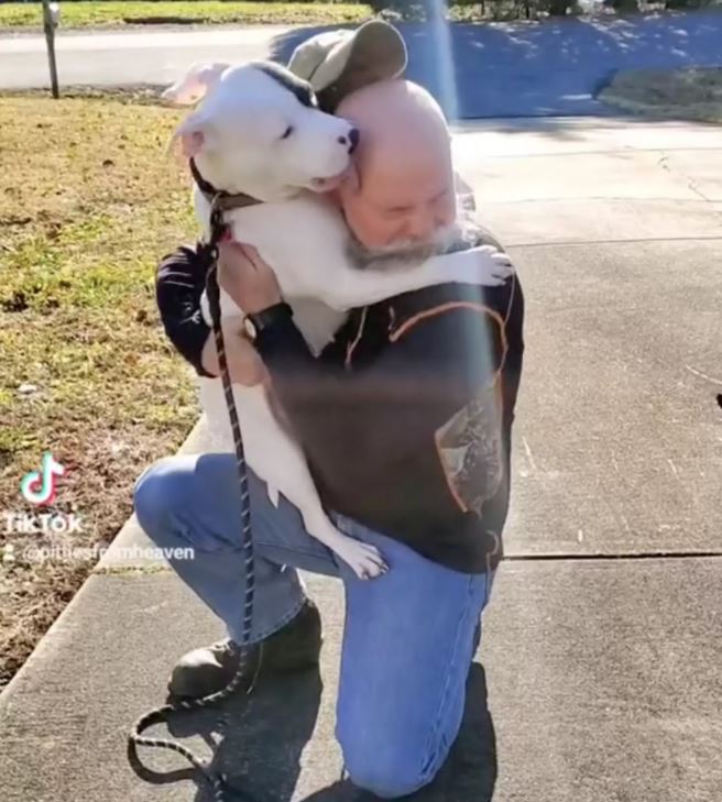 Shelter dog meets new family and hugs him right away - Puppies Love