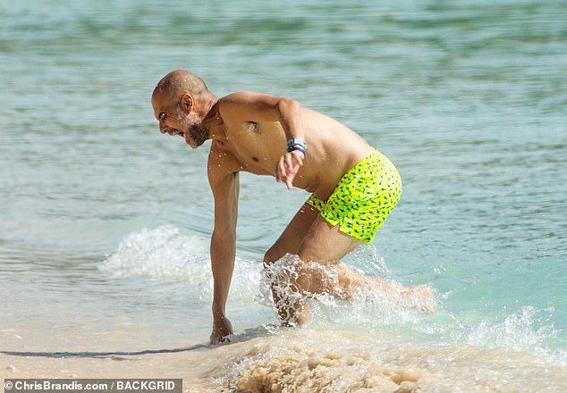 Man City boss Pep Guardiola, 51, enjoys a luxury family holiday on the Caribbean island of Barbados