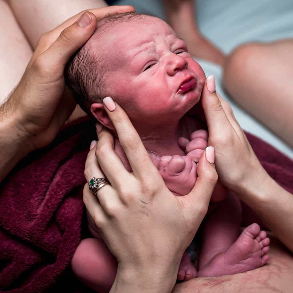 The Delightful Birth Story Behind This Infant's