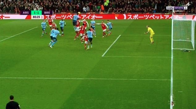 Arsenal fury as it emerges VAR Lee Mason FORGOT to draw offside lines when reviewing Ivan Toney's goal for Brentford at the Emirates in a major error that could affect the title race