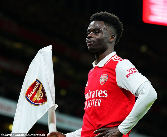 Arsenal legend Tony Adams claims Bukayo Saka is second only to Lionel Messi… Arsenal should build entire side around him to conquer Europe