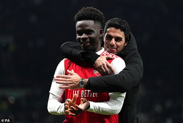 Bukayo Saka starts on the bench in the Premier League for the first time in 485 DAYS