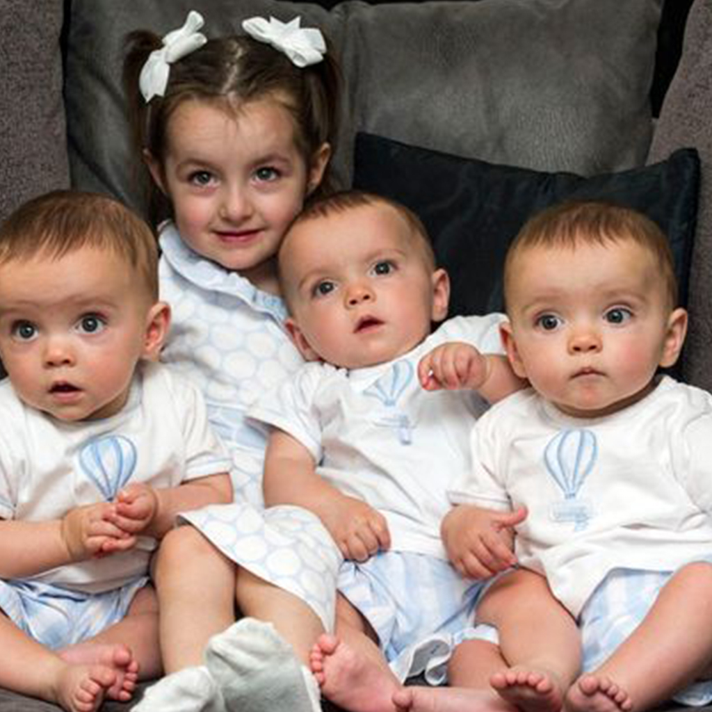 In every way, genetically identical! Miraculous Boy Triplets Defy 200 Million-to-One Odds to Be Born Identical