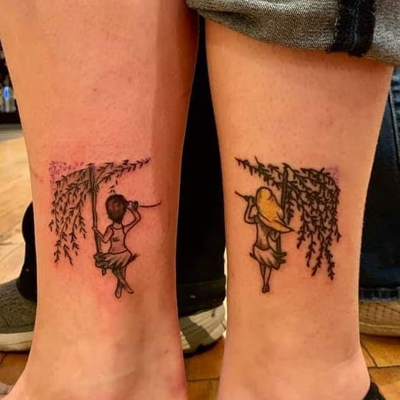 52+ Matching Sister Tattoos to Honor Your Unbreakable Bond - mysteriousevent.com